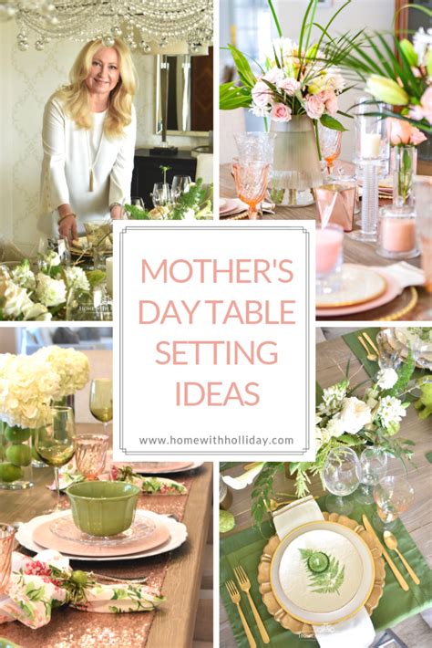 Mother S Day Table Setting Ideas And Gift Guides Mothers Day Decor