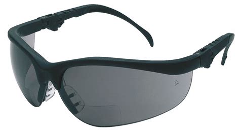 Mcr Safety Bifocal Safety Reading Glasses Anti Scratch No Foam Lining Wraparound Frame 2 00