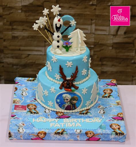 Frozen Elsa Girls Birthday Cake Customized Cakes In Lahore
