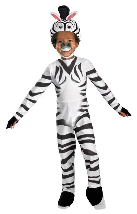 Marty The Zebra Kids Costume Zebra Costume Zebra Halloween Costume