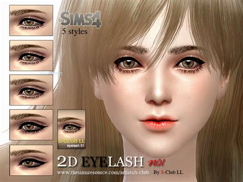 Ll Eyelash 01 By S Club At Tsr Sims 4 Updates