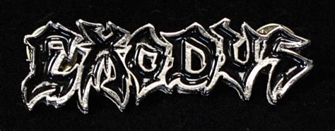 Exodus Logo 25 Metal Badge Pin
