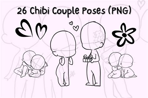 Chibi Body Stamps Chibi Couple Chibi Base Chibi Anime Figure Chibi