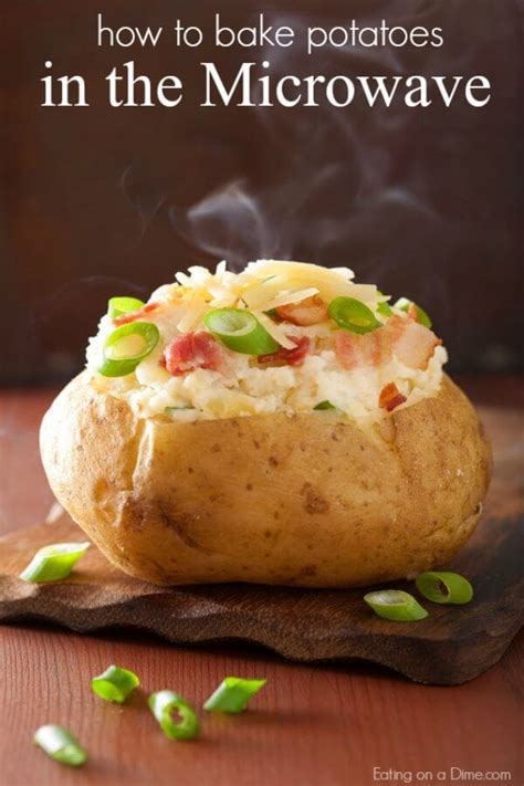 Season with salt and pepper and roast 1 hour. Microwave Baked Potato - How to bake a potato in the microwave