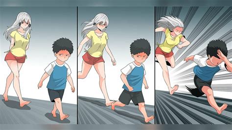 Anime Boy Running From Girl Away Anime Girl