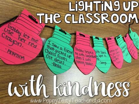 Kindness Lights Holiday Writing Christmas Classroom Christmas