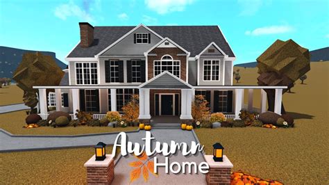 Bloxburg Autumn Home House Build Roblox Realistic Home Youtube