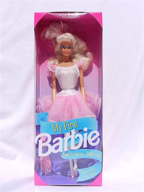 My First Barbie Doll Easy To Dress Ballerina 1992 Uk