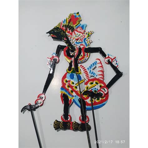 Jual Wayang Kulit Kertas Mainan Krisna Tinggi Wayang 50cm Shopee Indonesia