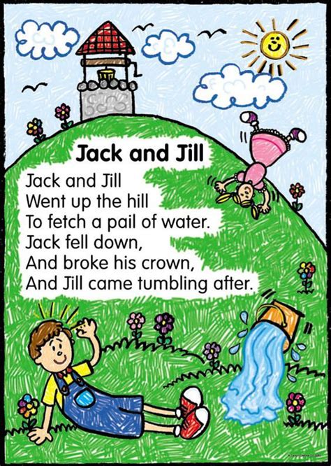 Jack And Jill Nursery Rhyme Song Lyrics ~ Thenurseries