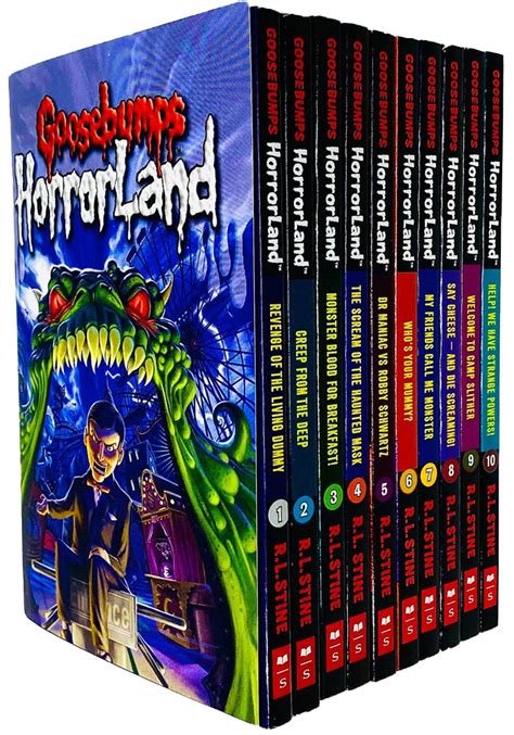 Goosebumps Horrorland Series Collection R L Stine 10 Books Set Ollobo