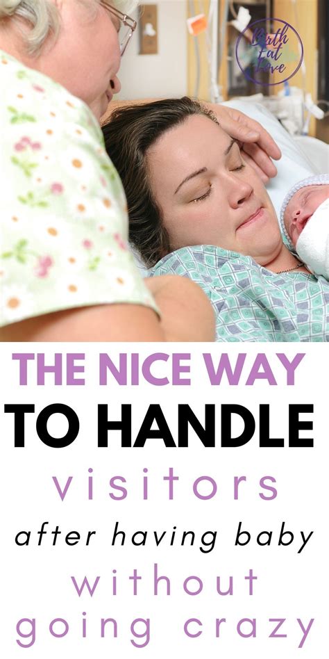 Tips For Handling Visitors After Birth Before Baby New Parents