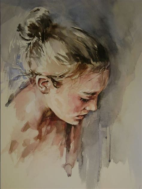 Boyana Petkova Arta Pentru Oameni Simpli Watercolor Portrait