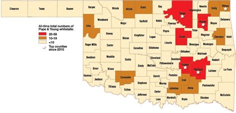 Oklahoma Public Hunting Land Maps Tourist Map Of English