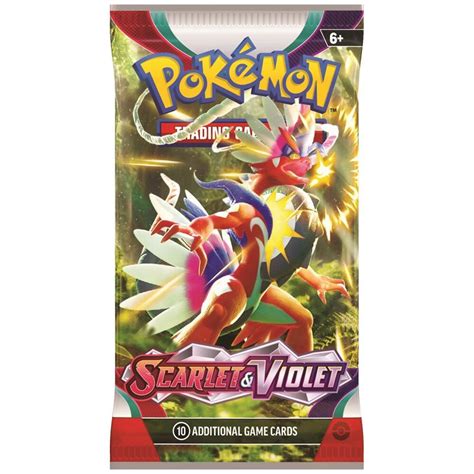 Pokemon Trading Card Game Scarlet And Violet Single Booster Pack Of 10