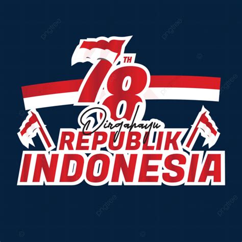 Texto De Letras Hut Ri 78 Feliz República De Indonesia 19 De Agosto De