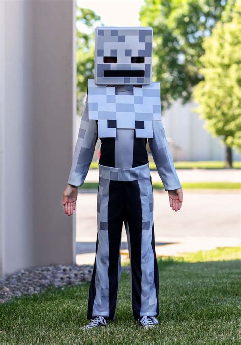 Disfraz De Esqueleto Clásico De Minecraft Kid Multicolor
