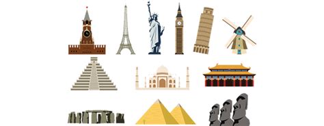 Seven Wonders Of The World Free Png Image Png Arts