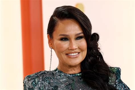 Tia Carrere Looks Stunning At 2023 Oscars Red Carpet