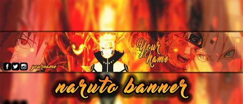 Naruto Banner Gamer Setup Banner Youtube Banners