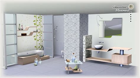 My Sims 3 Blog Movement Bathroom Set By Simcredible Designs