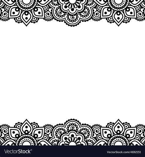 Remember, that cultural appropriation is a temporary. Mehndi Indian Henna tattoo design - greetings Vector Image