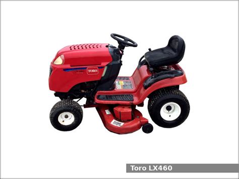 Toro LX460 Lawn Tractor Review And Specs Tractor Specs