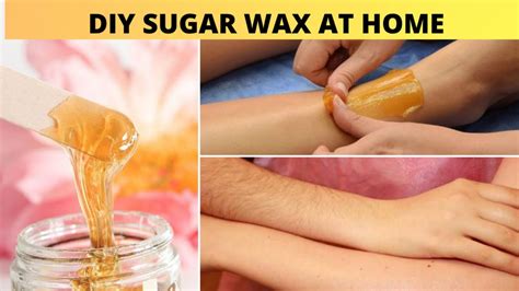 diy sugaring wax recipe and tutorial how to make diy sugar wax at home for beginners youtube