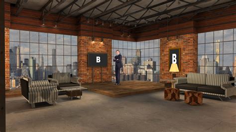 Virtual Set Studio 180 For Hd Is A City Loft With