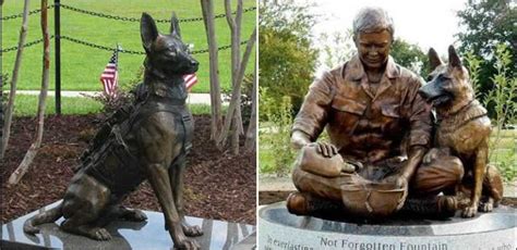 Custom Made Life Size German Shepherd Garden Statue Bronze Dog Memorial
