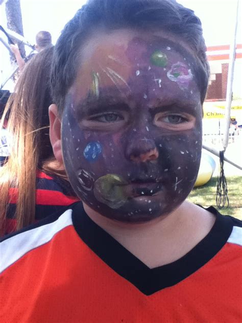 Space Face Paint By Funfacesballoon On Deviantart