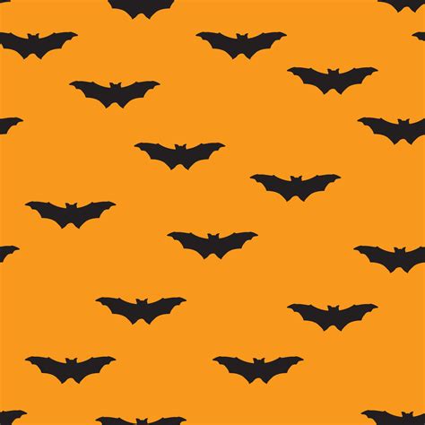 Halloween Seamless Pattern Holiday Background With Flying Bat 589083