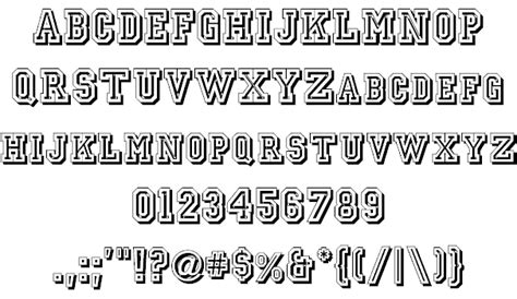 Jersey Letters Font Free Download •
