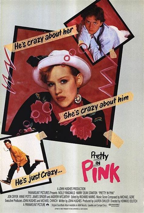 Pretty In Pink Poster Pink Movies Pretty In Pink John
