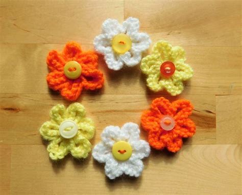 Easy Little Knitted Flowers Free Pattern K Knitted Flower Pattern