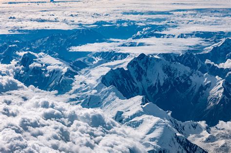 Aerial View Of The Pakistani Mountains K2 Pakistan Himalayas Central