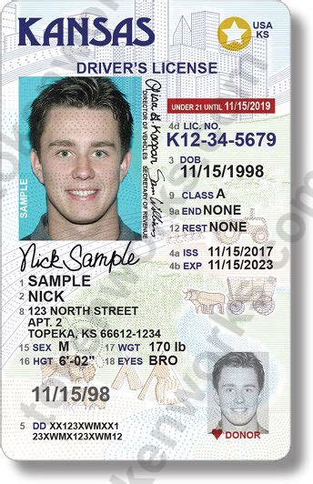 New Kansas Drivers License Released For Airline Security Compliance