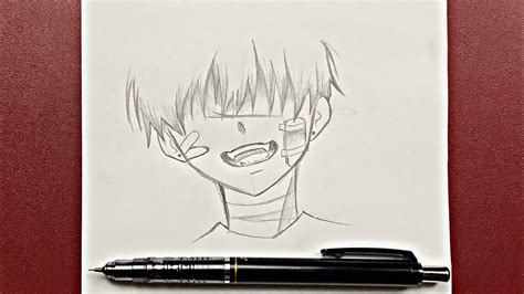 Easy Anime Drawing How To Draw Crazy Anime Boy Step By Step Youtube