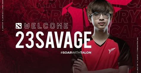 Talon Esports Rounds Out Dota 2 Roster With 23savage