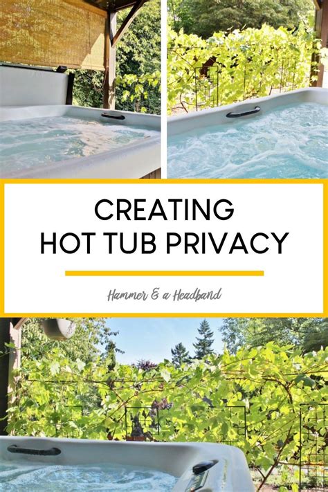 3 Ways To Create Privacy Around Your Hot Tub Hot Tub Landscaping Hot Tub Outdoor Hot Tub Privacy