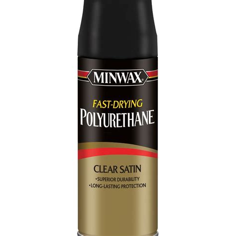Minwax Fast Drying Polyurethane Spray Satin Clear 115 Oz