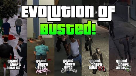 Evolution Of Busted In Gta Games Which Is Best In Gta Youtube