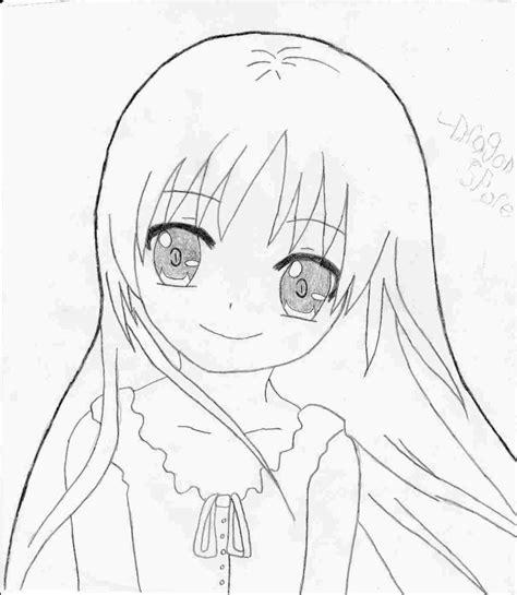 Cute Anime Girl Drawing Easy Step By Step Otaku Wallpaper