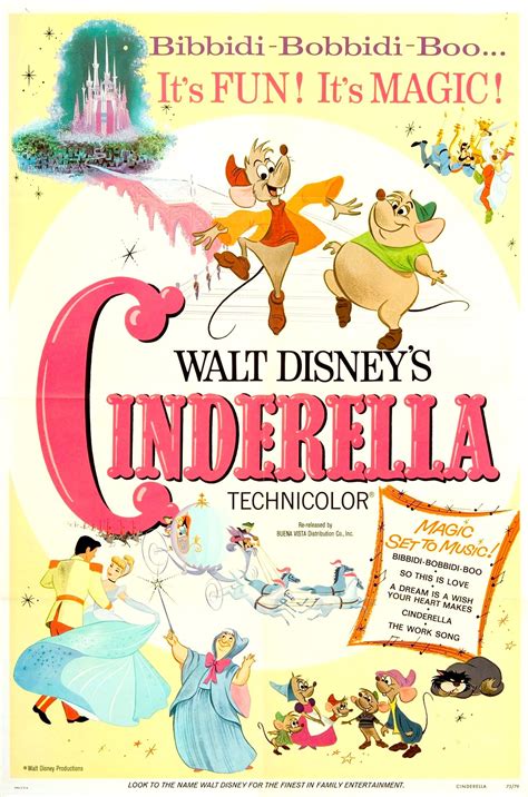 Disneys Original Cinderella Poster Animatiefilms Disney
