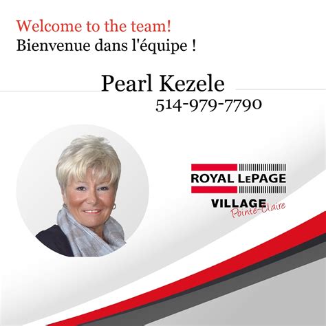 Welcome Pearl Kezele Royal Lepage Village