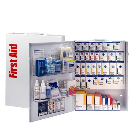 Xl Metal Smartcompliance Food Service First Aid Cabinet Ansi 2021