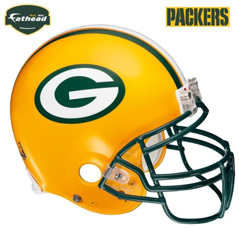 Virtual background desktop and android build. Green Bay Packers Helmet Fathead NFL Wall Graphic
