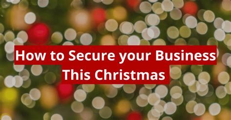 Security Services This Christmas Professional Alert Security Ltd