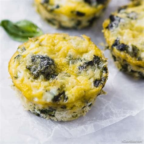 Mini Frittatas With Spinach Freezer Friendly Gluten Free And Paleo