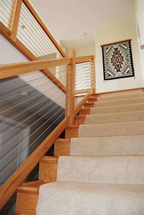 Charming Interior Cable Stair Railing Kits Railing Design